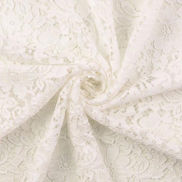 Spitze mit Bogenkante weiß